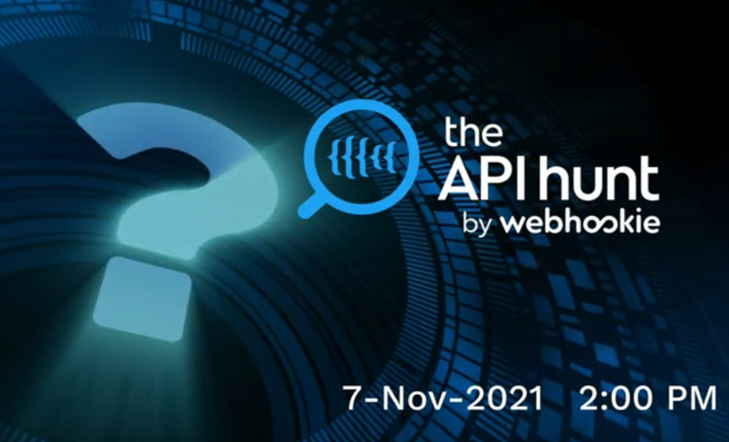 API hunt logo and clouds